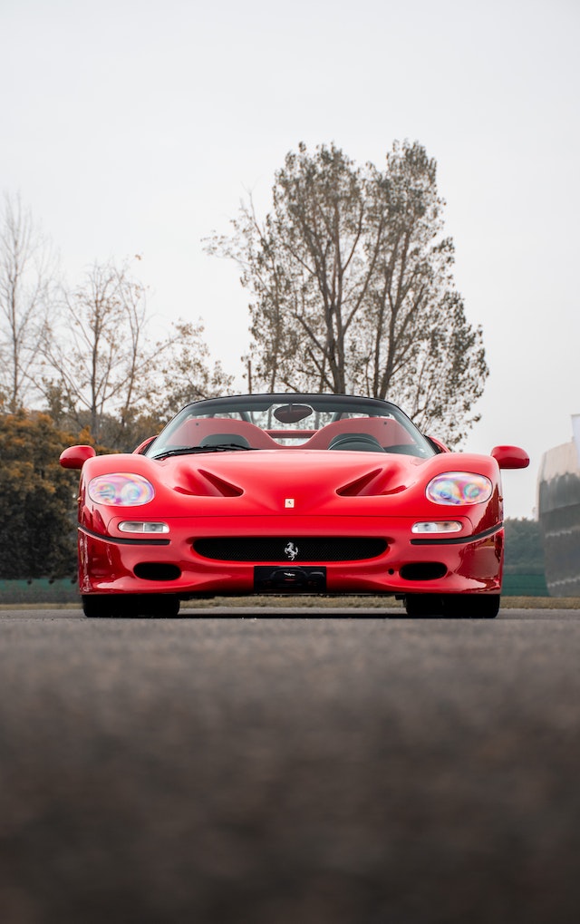 Stylish Ferrari headlights